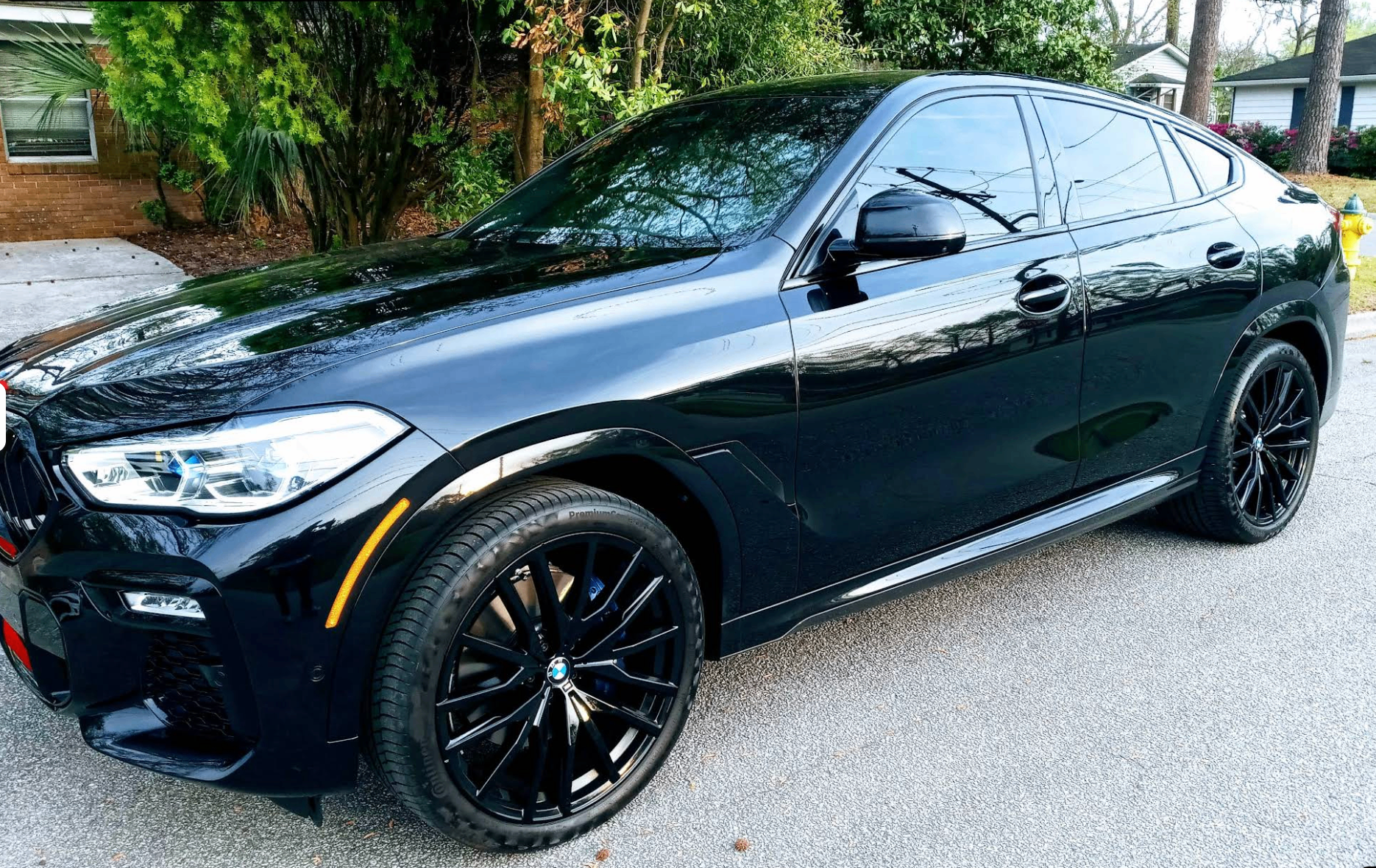 BMW X6 blacked-out with premium tint