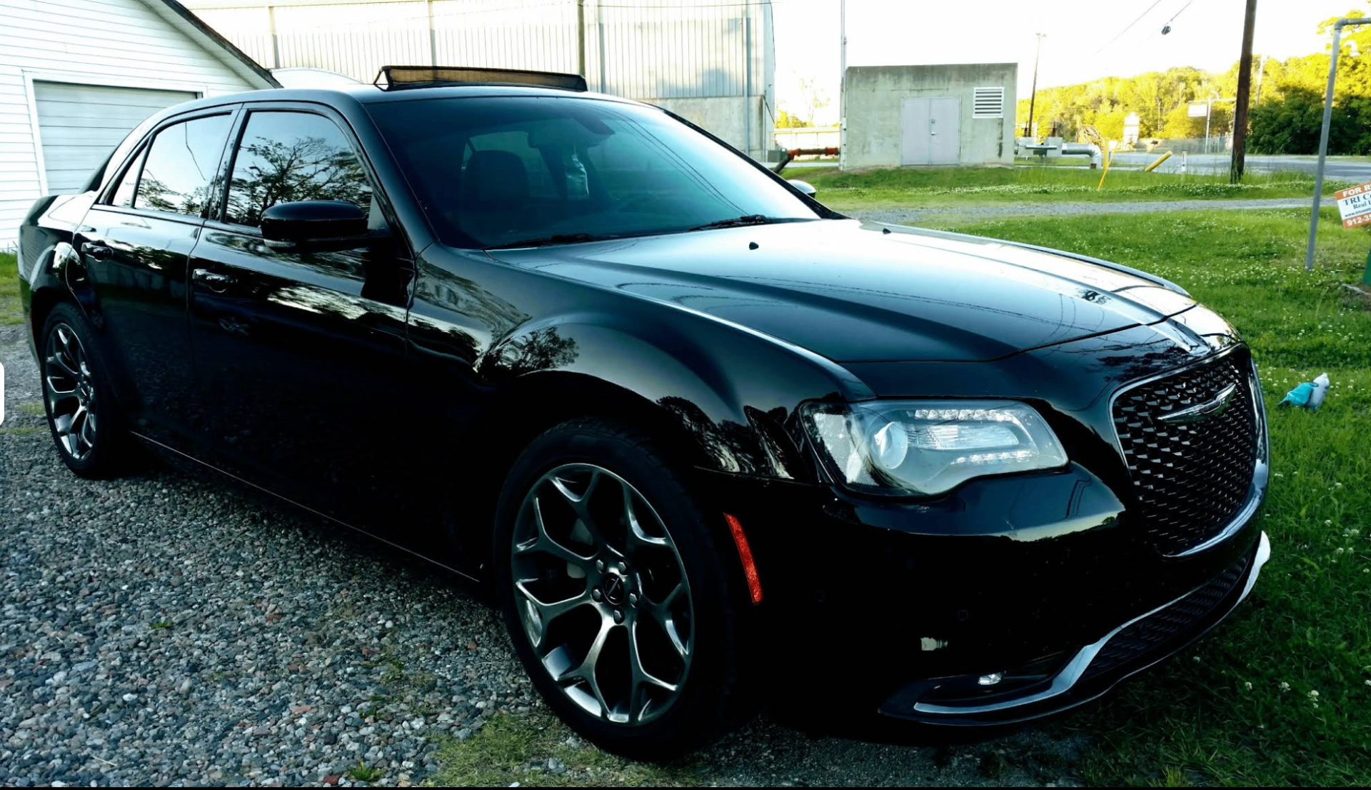 Chrysler 300S blacked-out with full tint