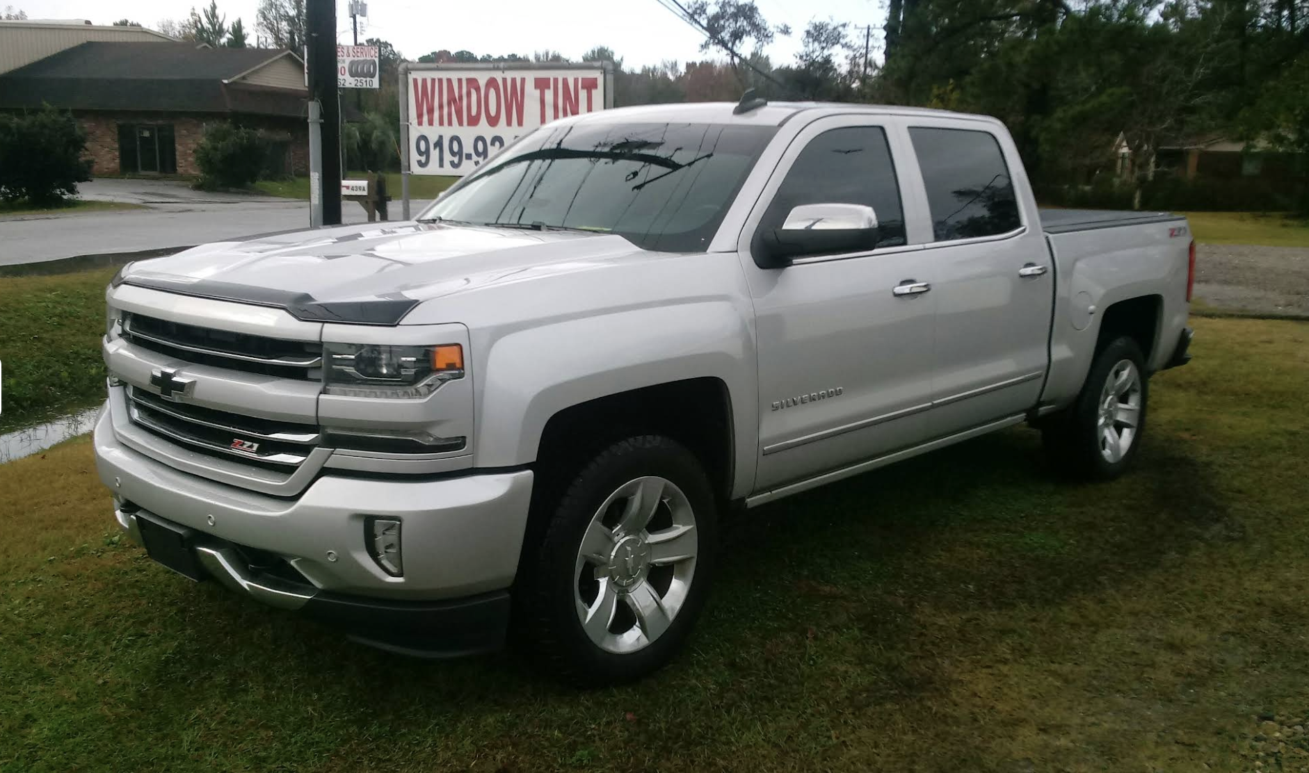 Chevrolet Silverado Z71 with tinted windows